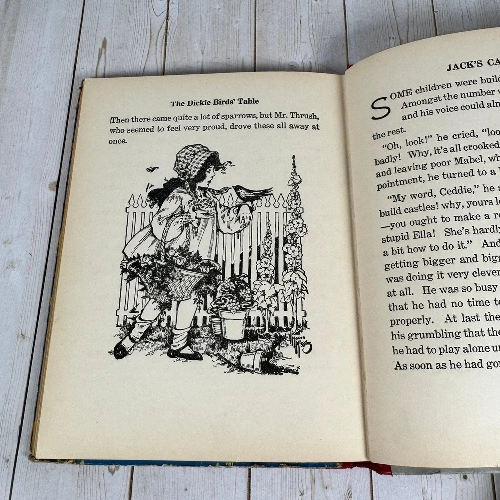 Story Hours for Boys 1923 Saalfield Publishing Vtg Children's Book Illustrated